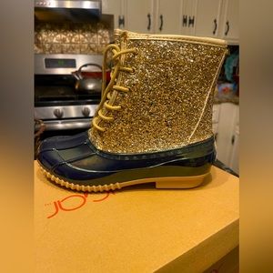Size 7 Glitter Winter boots by Sugar. Never worn new out the box. $110.00